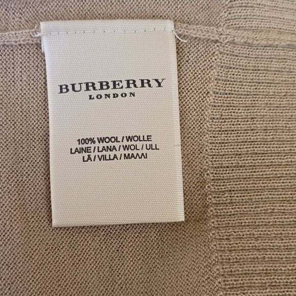 Burberry London Sleeveless Wool Knit Top Size Medium - Picture 4 of 7